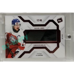 2021/22 MK reprezentace #GUM-10 Jan Myšák Game Used Memorabilia RED 12/40