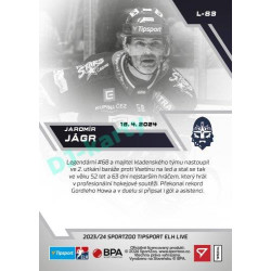 2023/24 Sportzoo ELH LIVE #L-83 Jaromír Jágr xx/266