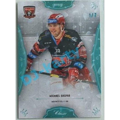 2020/21 OFS 2. série Michael Gaspar #329 1/7 Blue Aquadropp