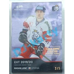 2020 MK reprezentace Radan Lenc #20 2/5 Blue Czech Expo