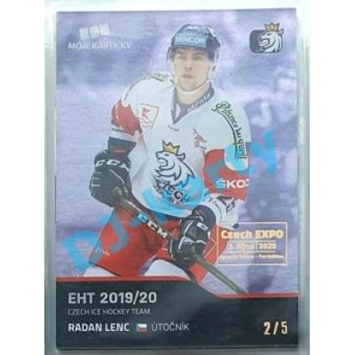 2020 MK reprezentace Radan Lenc #20 2/5 Blue Czech Expo
