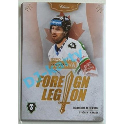 2020/21 OFS 2. série Brandon Alderson #FL-BAL Foreign Legion GOLD Expo Ostrava /3
