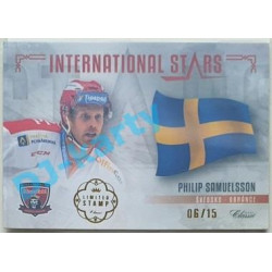 2019/20 OFS Philip Samuelsson #IS-PSA 06/15 International Stars Limited Stamp