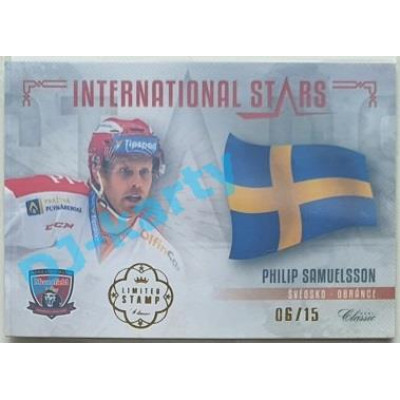 2019/20 OFS Philip Samuelsson #IS-PSA 06/15 International Stars Limited Stamp