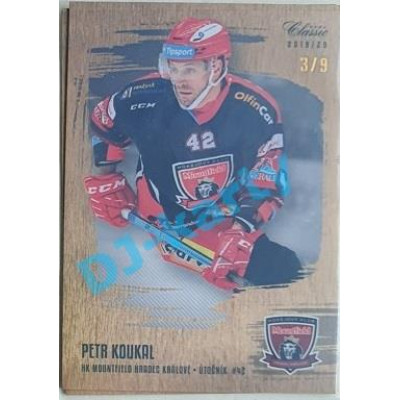 2019/20 OFS Petr Koukal #372 3/9 Gold Rainbow