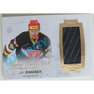 2017/18 OFS Jiří Šimánek #GUS-6 07/20 Game Used Stick