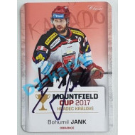 2017 OFS Mountfield Cup Bohumil Jank #32 2/10 Autograph Die Cut