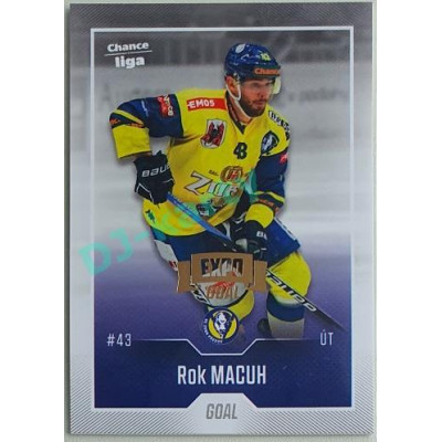 2022/23 Goal Cards Chance Liga 1. série #097 Rok Macuh Expo Pardubice