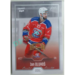 2022/23 Goal Cards Chance Liga 1. série #160 Jan Dluhoš Expo Pard. Silver 1 of 3