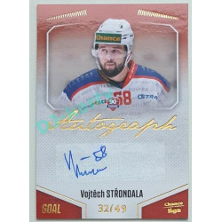 2022/23 Goal Cards Chance Liga 1. série #A-70 Vojtěch Střondala Autograph 32/49