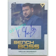 2022/23 Sportzoo ELH 2. série #BBS-VS Václav Skuhravý Bench Boss Auto xx/60