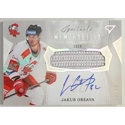 2022/23 Sportzoo ELH 2. série #SM-JO Jakub Orsava Spectacle Memorabilia 18/35