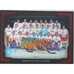 2020 OFS SSČH Mistrovství světa 1974 Finsko #HCNT-27 20/30 History of Czech National Teams Red
