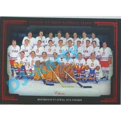 2020 OFS SSČH Mistrovství světa 1974 Finsko #HCNT-27 20/30 History of Czech National Teams Red