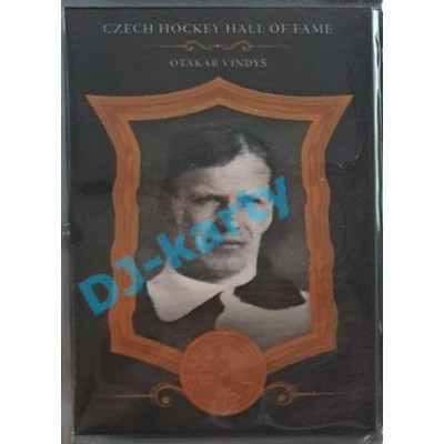 2020 OFS Síň slávy českého hokeje Otakar Vindyš #SSCH-100 07/25 Black Cut