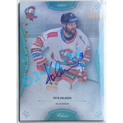 2020/21 OFS 2. série Petr Kolouch #81 03/20 Rainbow Signature