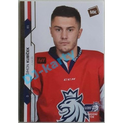 2021 MK reprezentace Šimon Kubíček Junioři #52 1/1 Gold