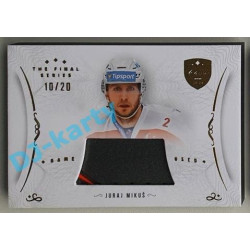 2021/22 OFS The Final Series Juraj Mikuš #STI-MIJ 10/20 Game Used Stick Gold