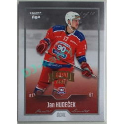 2022/23 Goal Cards Chance Liga 1. série #165 Jan Hudeček Expo Pard. Silver 1 of 3