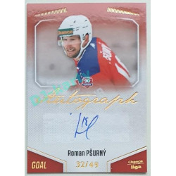 2022/23 Goal Cards Chance Liga 1. série #A-71 Roman Pšurný Autograph 32/49