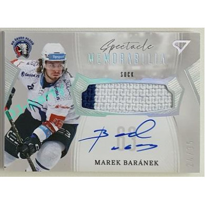 2022/23 Sportzoo ELH 2. série #SM-MB Marek Baránek Spectacle Memorabilia 24/35
