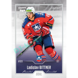2022/23 Goal Cards Chance Liga 1. série #084 Ladislav Bittner Silver 1 of 60