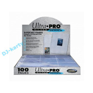 Ultra Pro - folie A4 na 9 karet SILVER 100 ks (11 dírek)