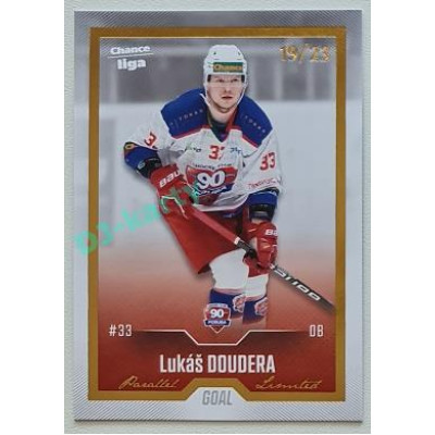 2022/23 Goal Cards Chance Liga Update #485 Lukáš Doudera Gold xx/23