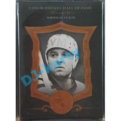 2020 OFS Síň slávy českého hokeje Miroslav Vlach #SSCH-101 07/25 Black Cut