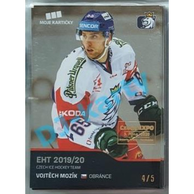 2020 MK reprezentace Vojtěch Mozík #21 4/5 Silver Czech Expo