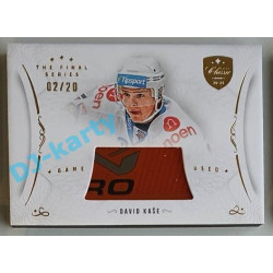 2021/22 OFS The Final Series David Kaše #STI-KAA 02/20 Game Used Stick Gold