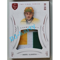 2021/22 OFS The Final Series Ondřej Slováček #JER-OS 09/10 Game Used Jersey Red