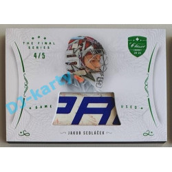 2021/22 OFS The Final Series Jakub Sedláček #STI-SEJ 4/5 Game Used Stick Emerald