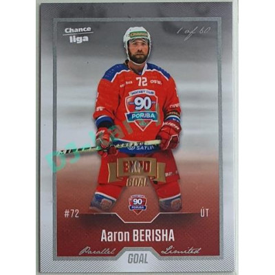 2022/23 Goal Cards Chance Liga 1. série #171 Aaron Berisha Expo Pard. Silver 1 of 3