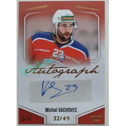 2022/23 Goal Cards Chance Liga 1. série #A-72 Michal Vachovec Autograph 32/49