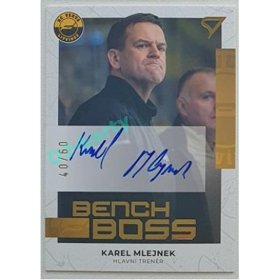 2022/23 Sportzoo ELH 2. série #BBS-KM Karel Mlejnek Bench Boss Auto xx/60