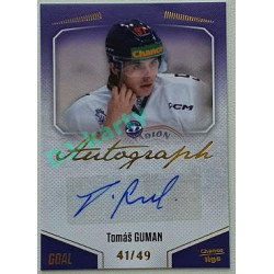 2022/23 Goal Cards Chance Liga 2. série #112 Tomáš Guman Autograph xx/49