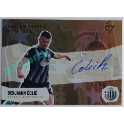 2022/23 Sportzoo Fortuna Liga 2. série #FFS-BC Benjamin Čolić Foreing Forces Art Edition Auto xx/35