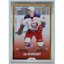 2022/23 Goal Cards Chance Liga Update #486 Jan Bernovský Gold xx/23