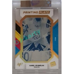 2023 MK The Gamers #PP-KV Karel Vejmelka 2022 Goalies Printing Plate 1/1 Cyan