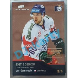 2020 MK reprezentace Vojtěch Mozík #21 3/5 Red Czech Expo