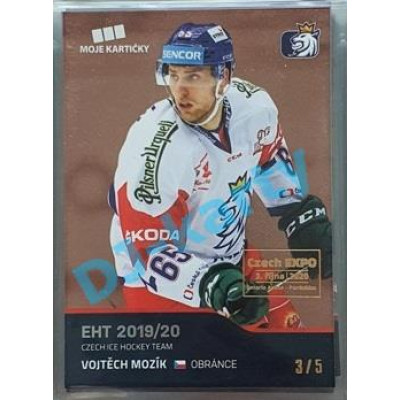 2020 MK reprezentace Vojtěch Mozík #21 3/5 Red Czech Expo