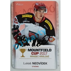 2017 OFS Mountfield Cup Lukáš Nedvídek #35 2/10 Autograph Die Cut