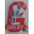 2021 MK reprezentace Nick Malík U20 #G12 22/25 Goalies Red Die-cut
