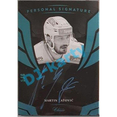 2020/21 OFS 1. série Martin Zaťovič #PS-MAZA 5/6 Personal Signature Blue