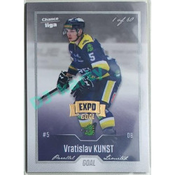 2022/23 Goal Cards Chance Liga 1. série #175 Vratislav Kunst Expo Pard. Silver 1 of 3