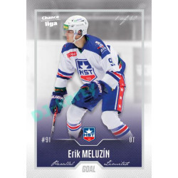 2022/23 Goal Cards Chance Liga 1. série #086 Erik Meluzín Silver 1 of 60