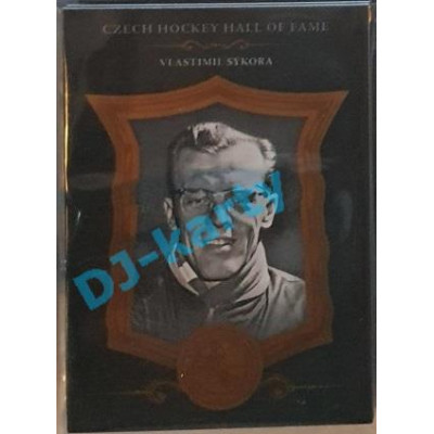 2020 OFS Síň slávy českého hokeje Vlastimil Sýkora #SSCH-103 13/25 Black Cut