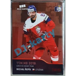 2020 MK reprezentace Michal Řepík Tým MS 2019 #62 24/25 Red