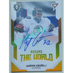2021/22 Sportzoo TIPSPORT ELH 2. série #AWS-17 Gašper Krošelj Around The World Auto 49/90